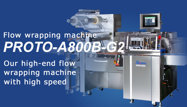 Our high-end flow wrapping machine with high speed